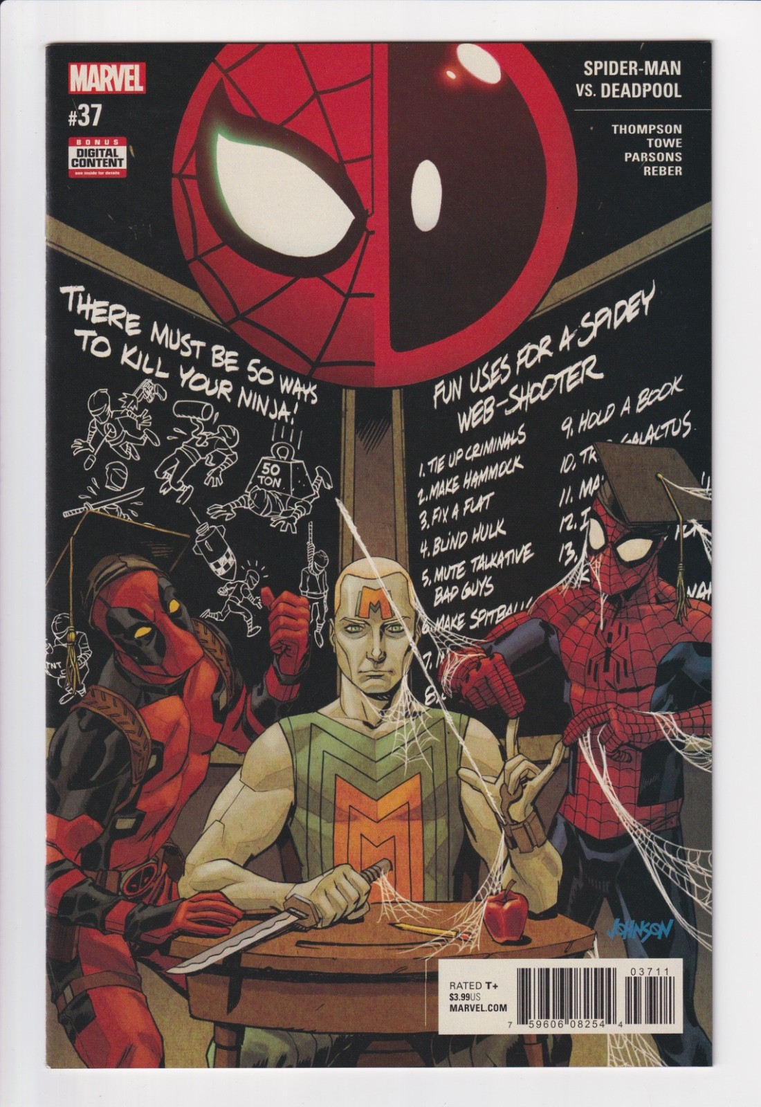 SPIDER-MAN / DEADPOOL #37 NM 8/8/18 Robbie Thompson MARVEL A-Z single
