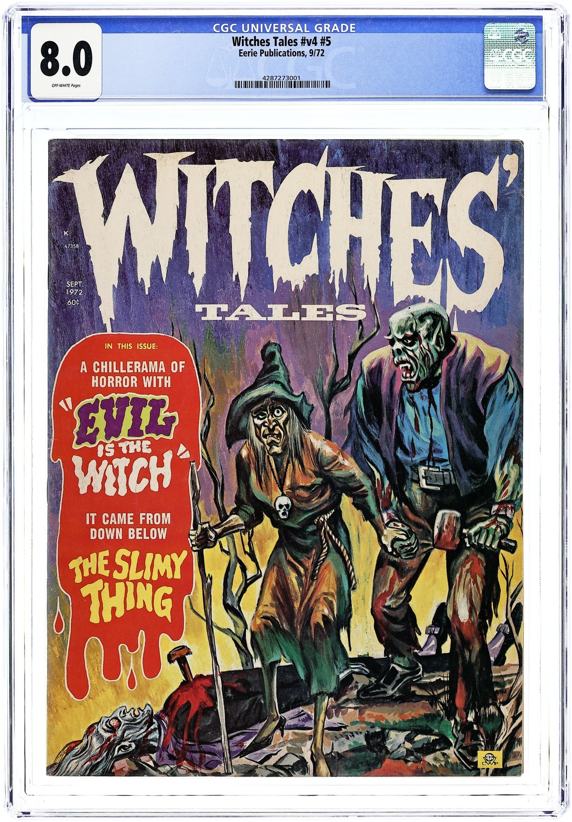 Witches Tales Vol. 4 #5 CGC 8.0 1972 4287273001
