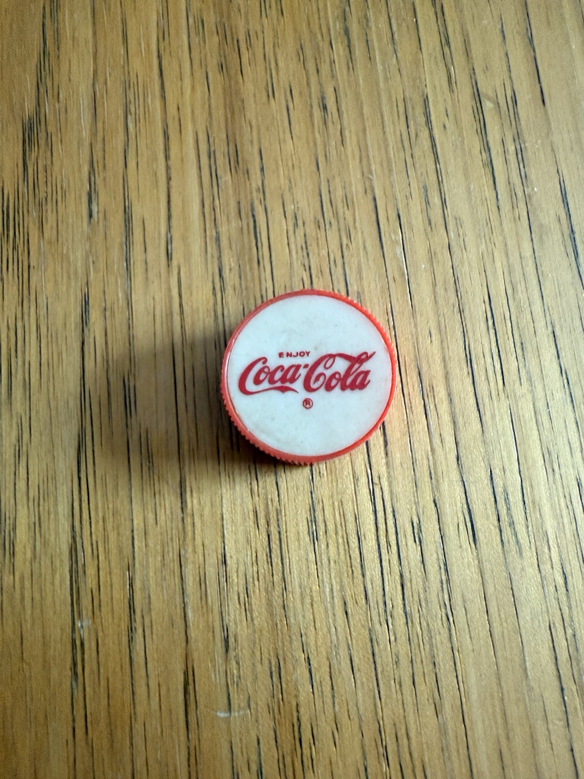 Coca-Cola Red Pencil Sharpener with white Enjoy Coca-Cola Trademark