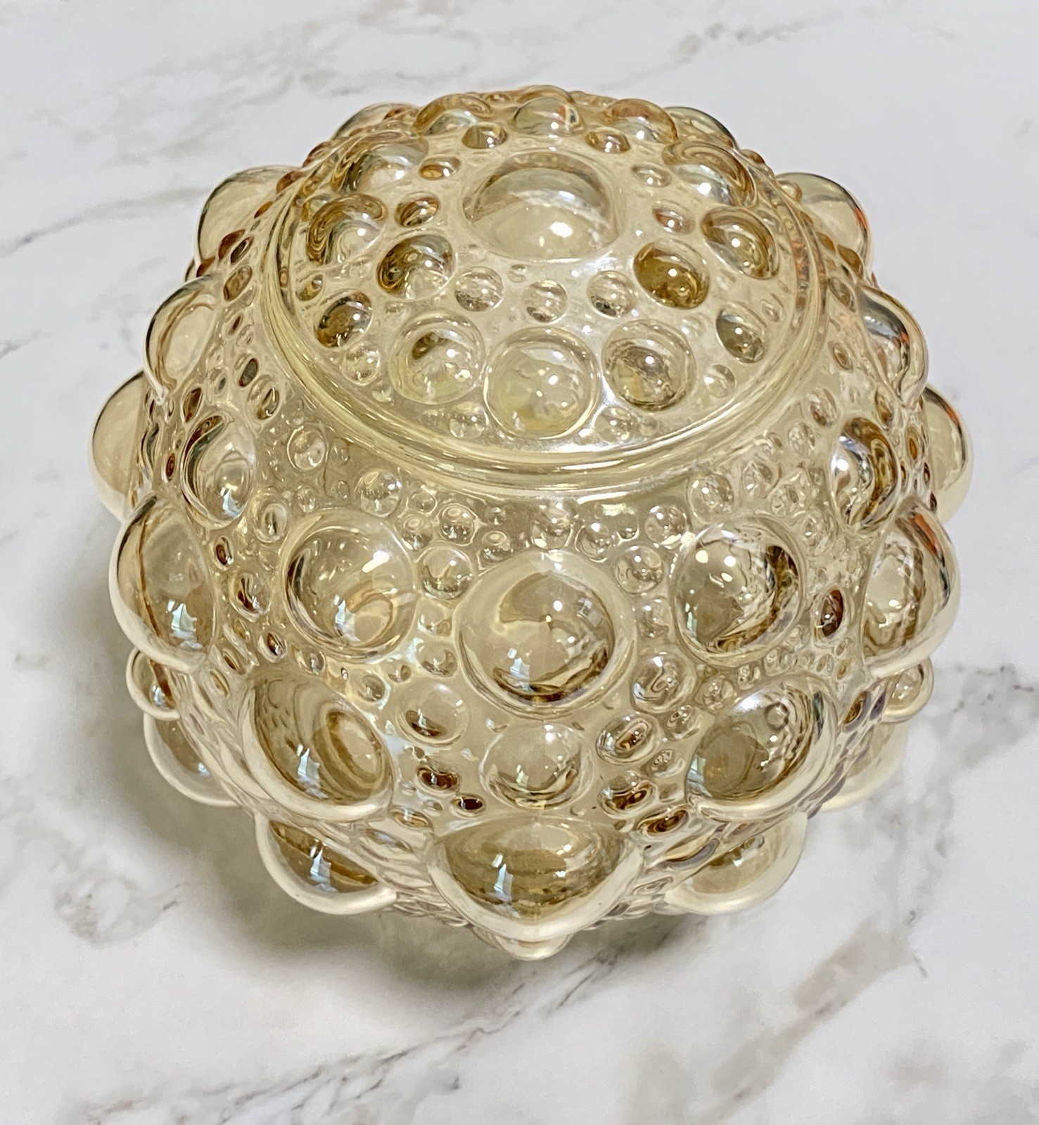 Champagne Bubble Globe Helena Tynell 3” Fitter Ceiling Light EXCELLENT