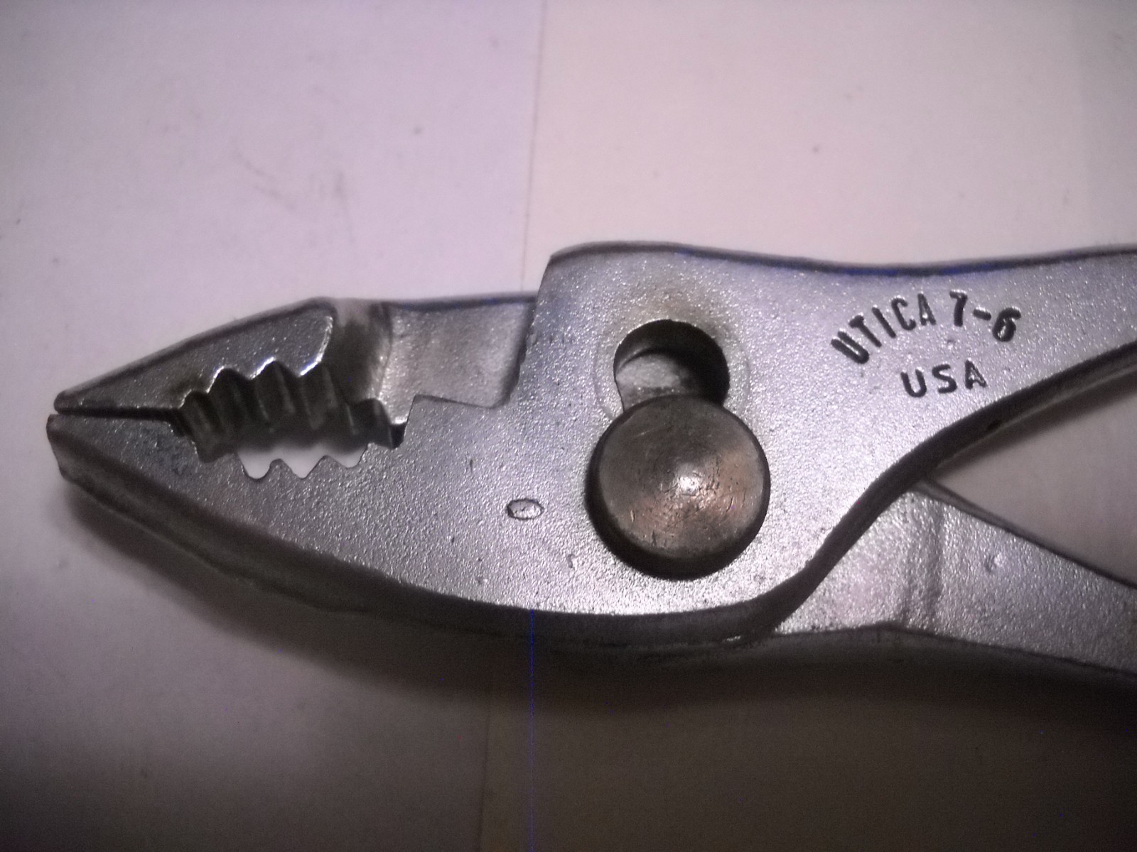 Utica No. 7-6 Slip Joint Pliers Made in USA
