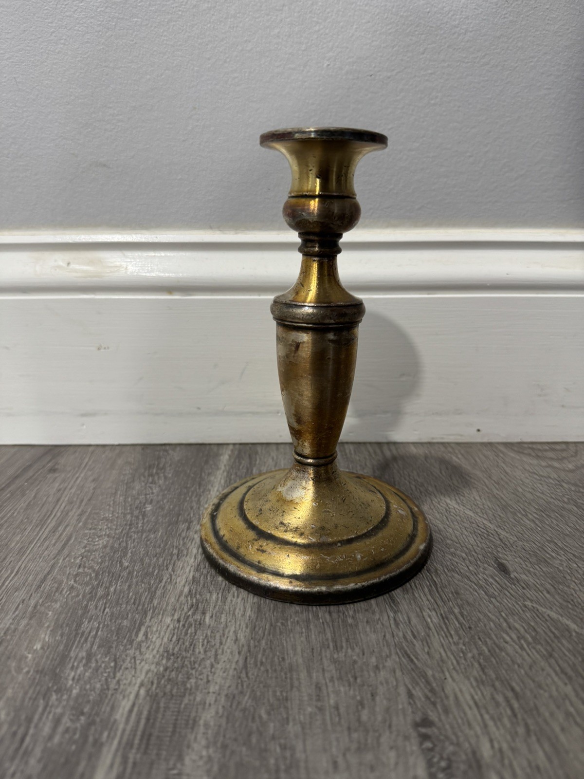 Vintage 1960s D.W. Haber & Son Silver Candlestick Hotel Commodore 7” Vintage 1960s D.W. Haber & Son Silver Candlestick Hotel Commodore 7”