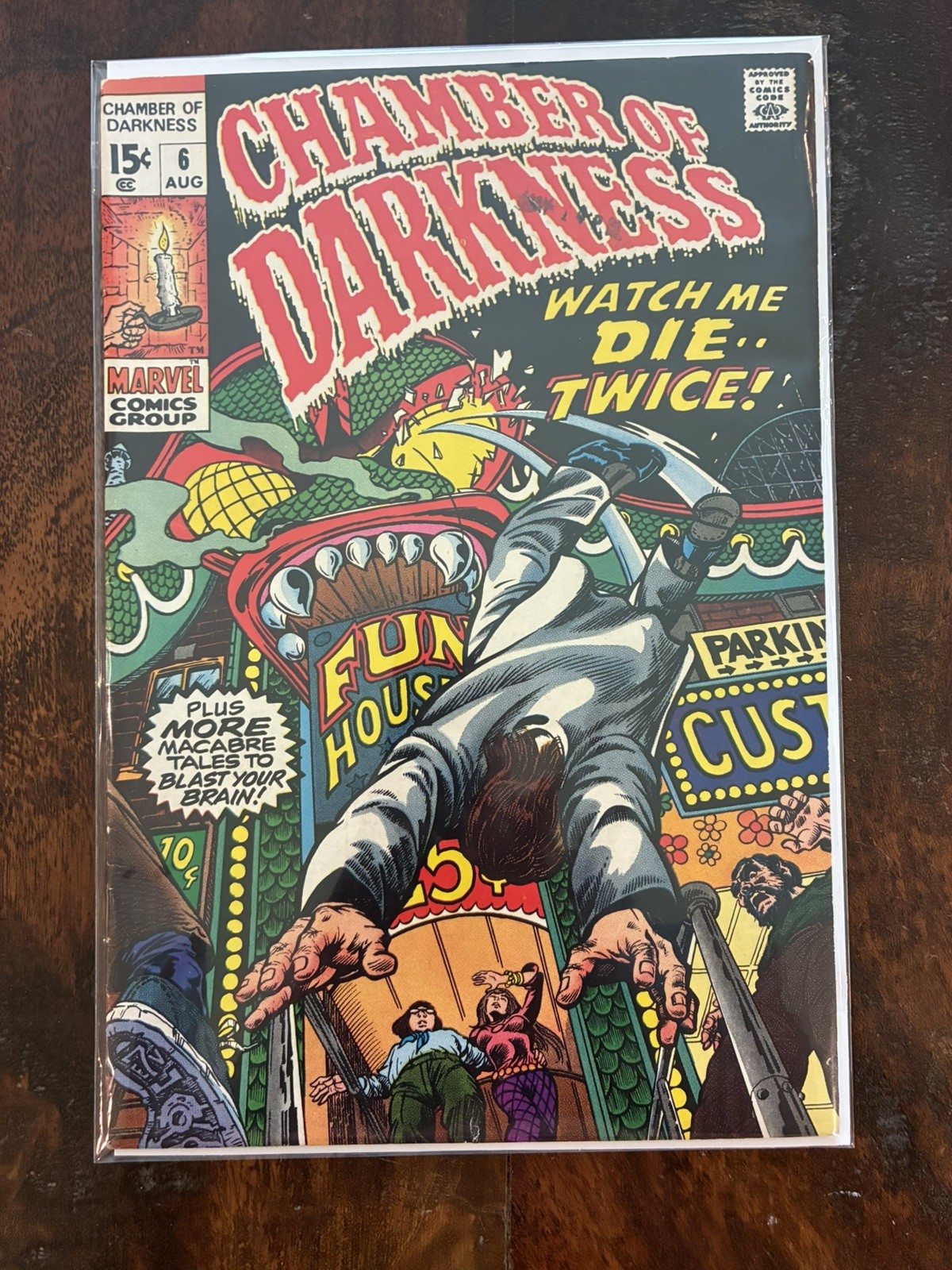 CHAMBER OF DARKNESS #6 VF Marvel Comics Bronze Horror 1970 CHAMBER OF DARKNESS #6 VF Marvel Comics Bronze Horror 1970