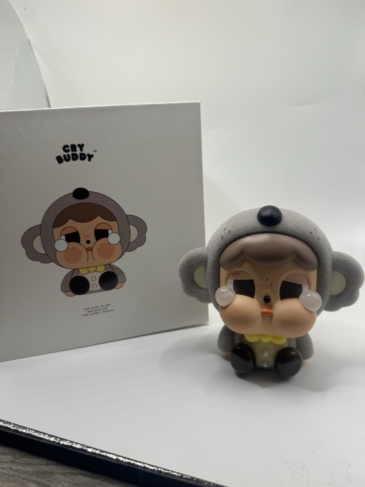 Authentic CRYBABY Too Cute To Cry Sad Zoo Day Series - The Lonely Koala Toy 