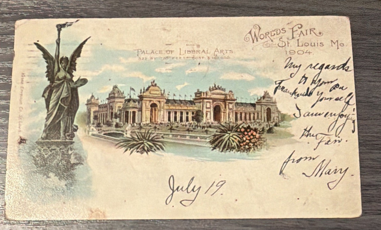 1904 Worlds Fair Postcard
