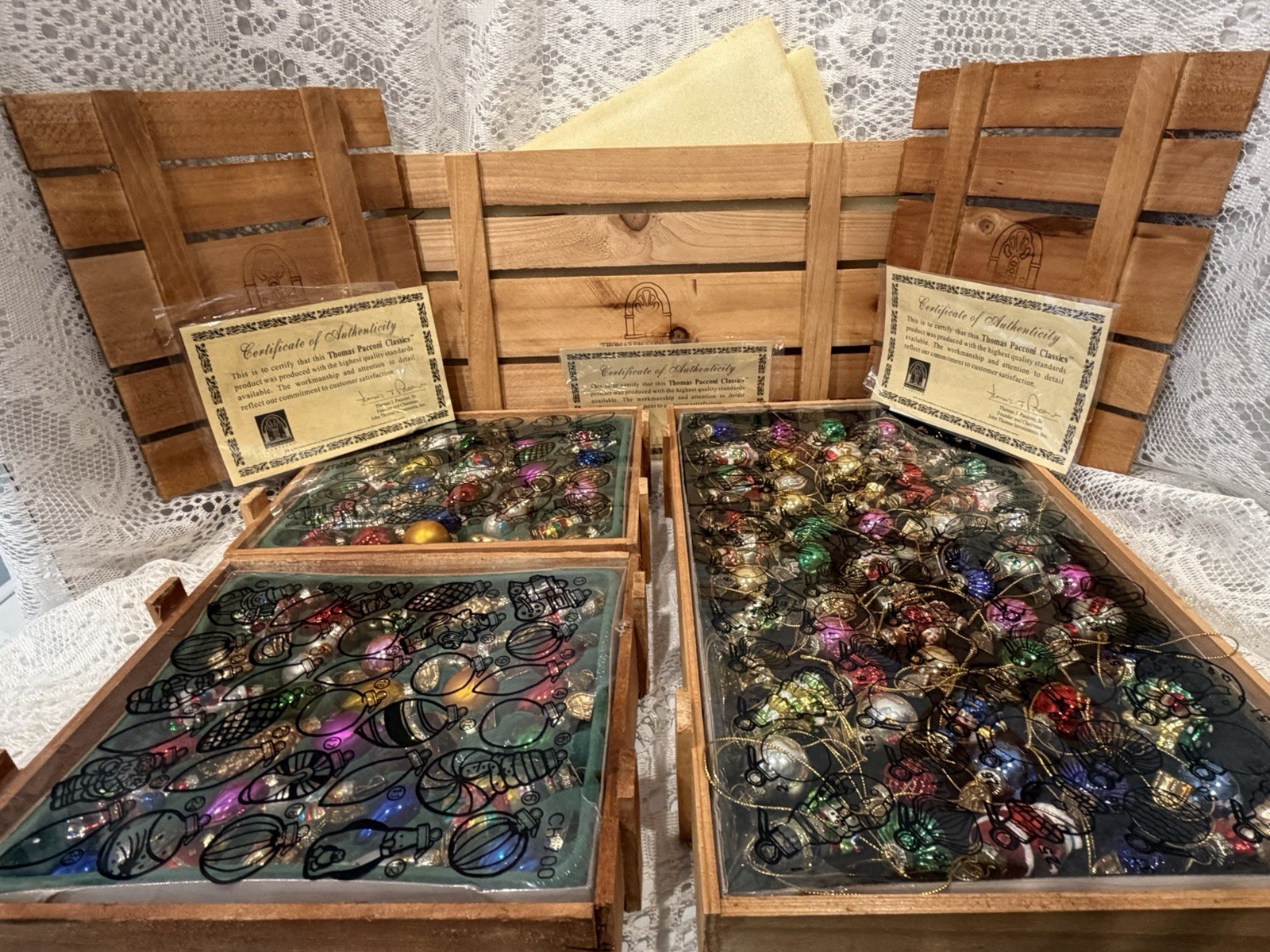 Thomas Pacconi Classics 2007 huge Collection Christmas 120 Ornaments Boxed