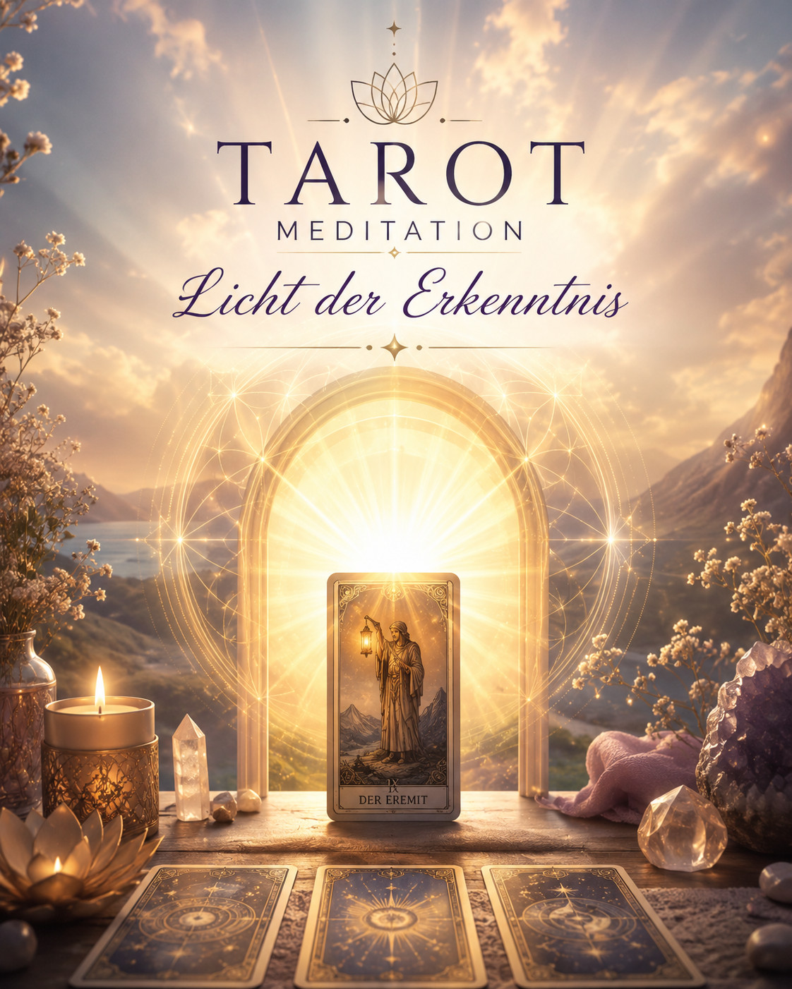 Tarot Meditation - 3 Days - The Light of Knowledge - with script and audio file