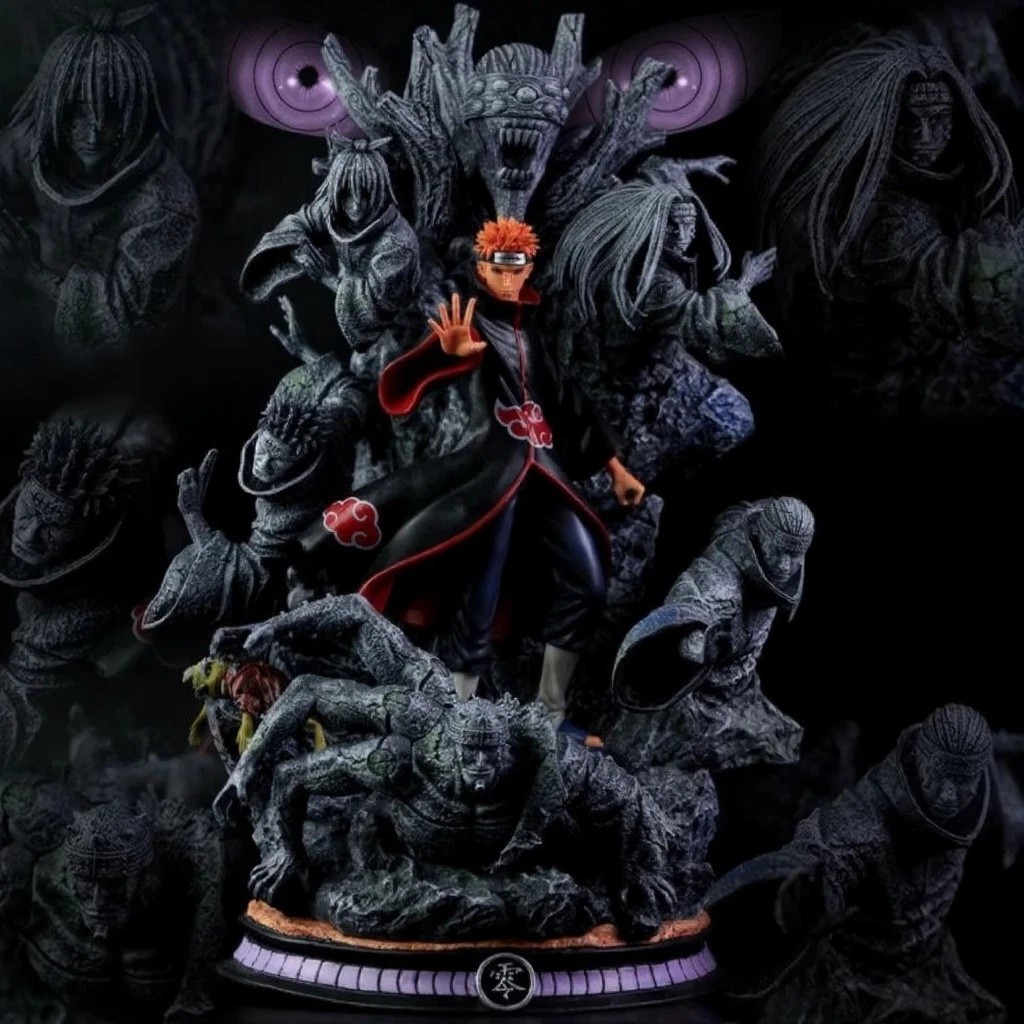 Naruto Akatsuki Pain Anime Figure Collectible Action Toy Gift 27cm