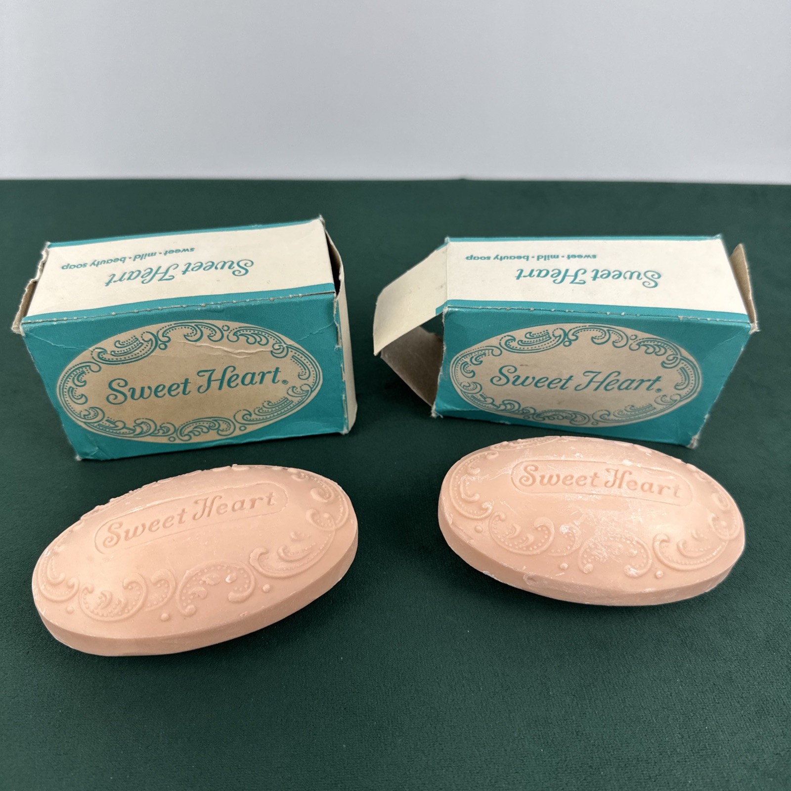 Sweet Heart Beauty Soap 2 Bars Original Box Vintage 1950s 1960s NOS Sweet Heart Beauty Soap 2 Bars Original Box Vintage 1950s 1960s NOS