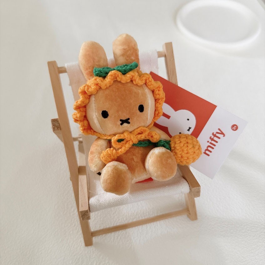Miffy Jeju Tangerine Bonnet Toast Bunny Plush Keychain Bag Charm Official Korea Miffy Jeju Tangerine Bonnet Toast Bunny Plush Keychain Bag Charm Official Korea