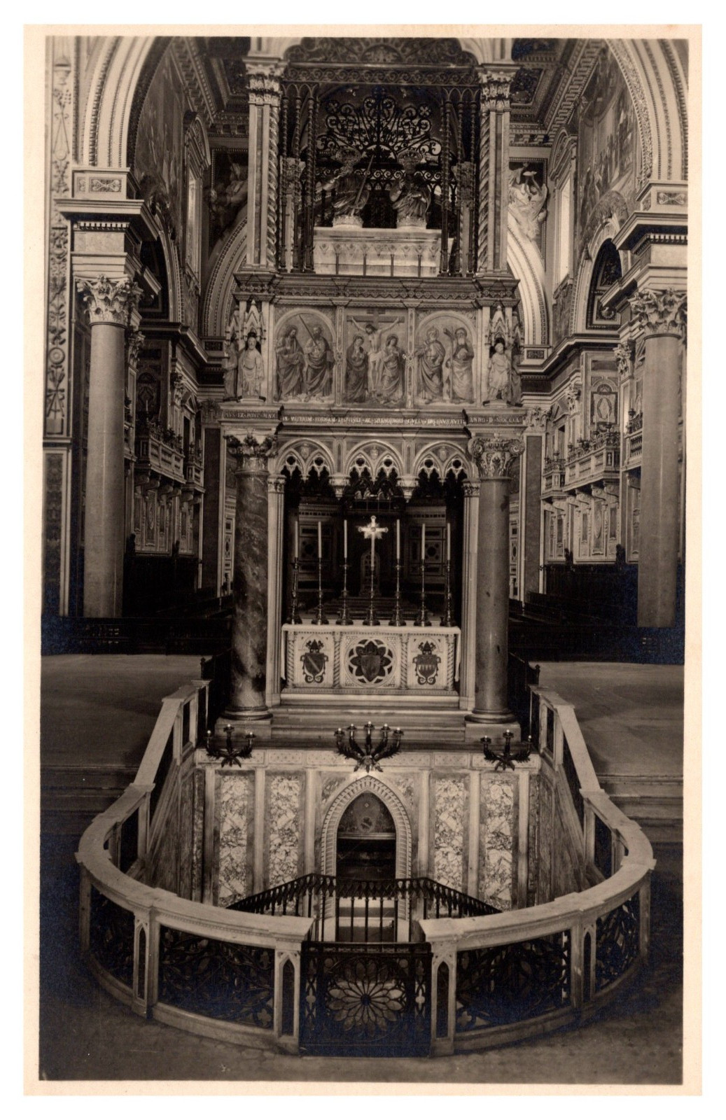 postcard Archbasilica of St. John Lateran Rome Italy B2216