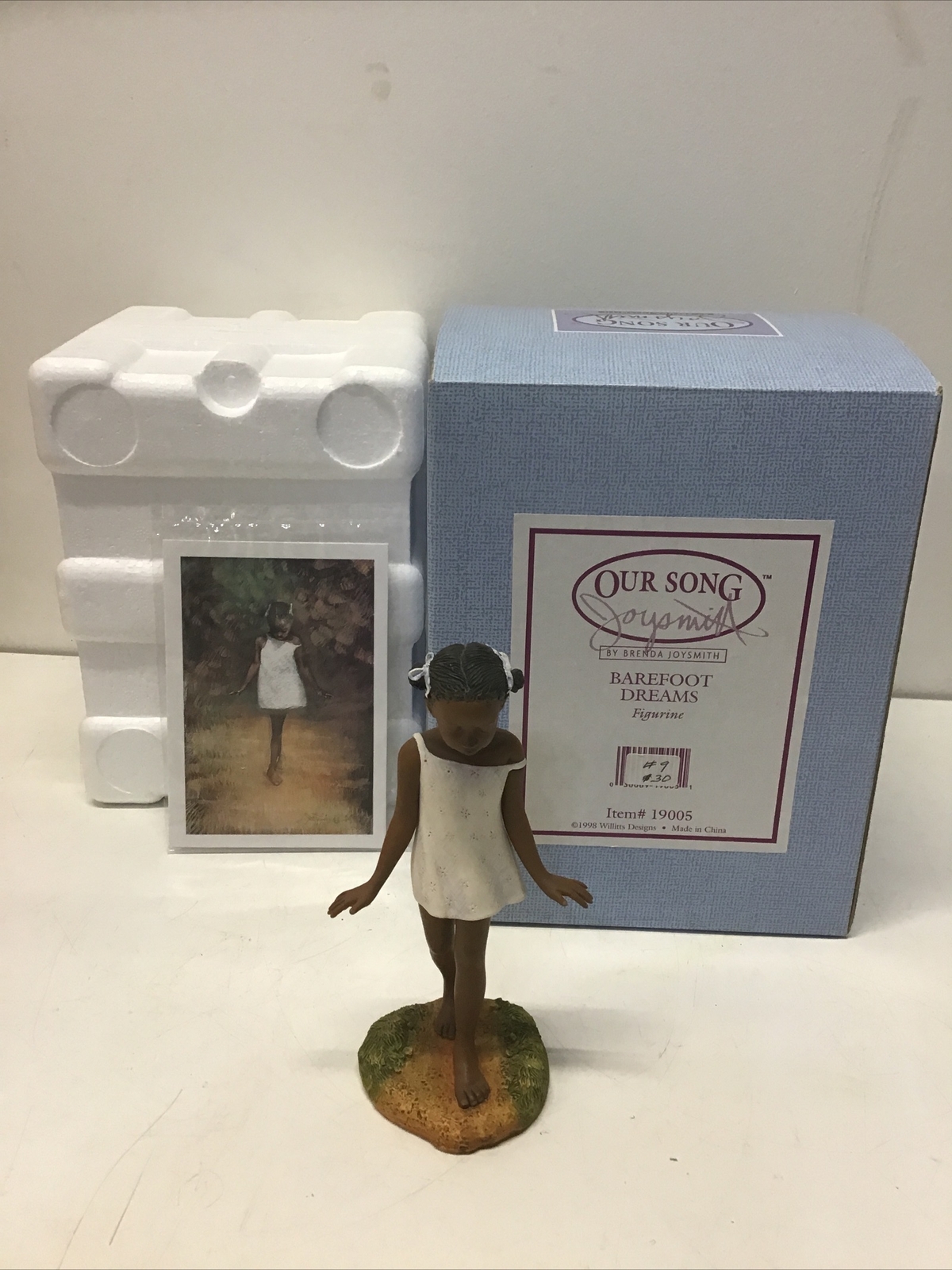 Vtg 1998 Brenda Joysmith Our Song BAREFOOT DREAMS Figurine 19005 Willitts Box
