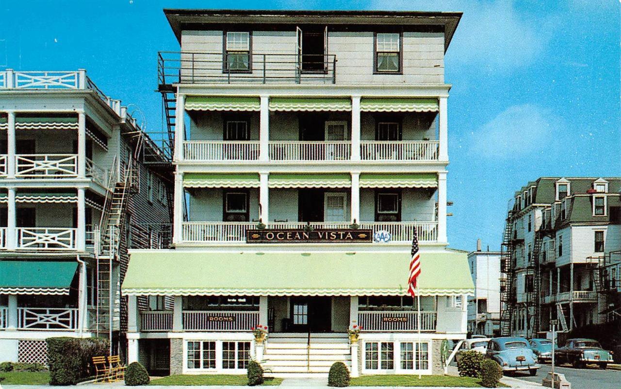 Ocean Grove, NJ New Jersey OCEAN VISTA HOTEL~CB Hennig ROADSIDE ca1950s Postcard