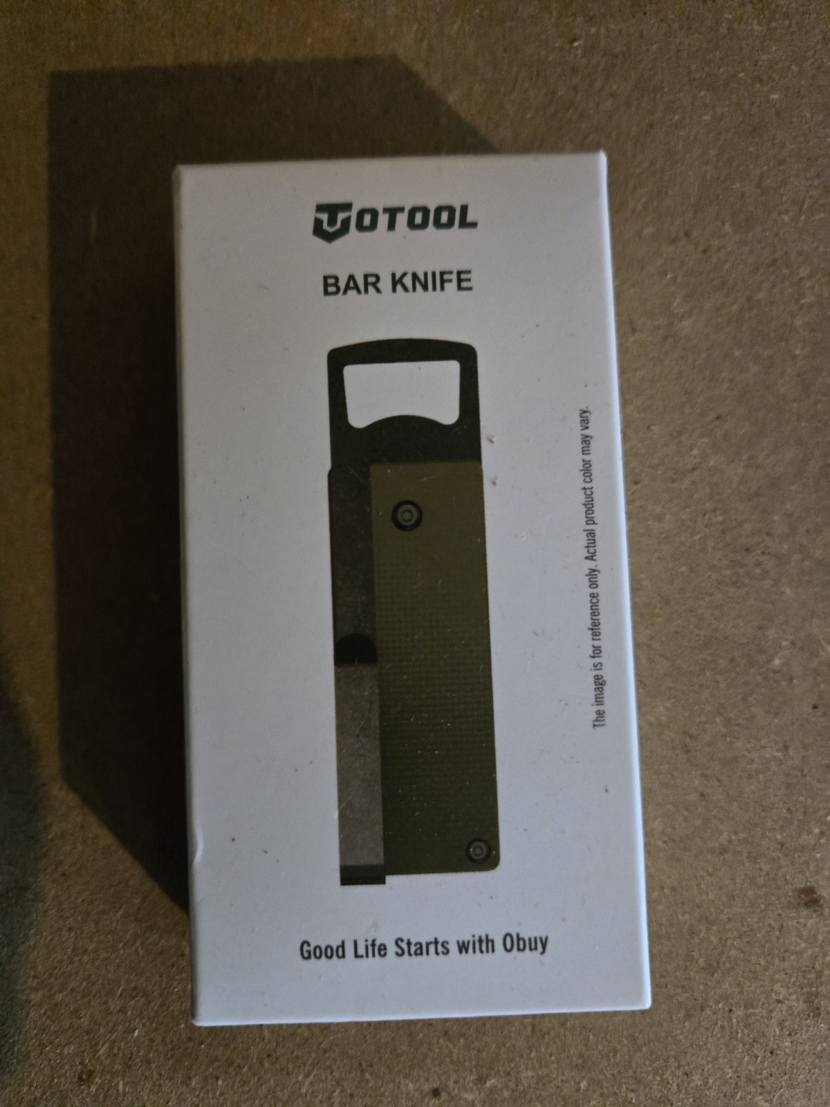 OLIGHT OTOOL Bar Knife Carbon Fiber G-10 Scales (Pocket Knife with Bottle Opener