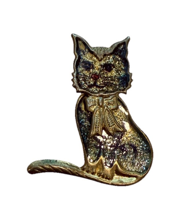 Gold Tone Cat 1.75\