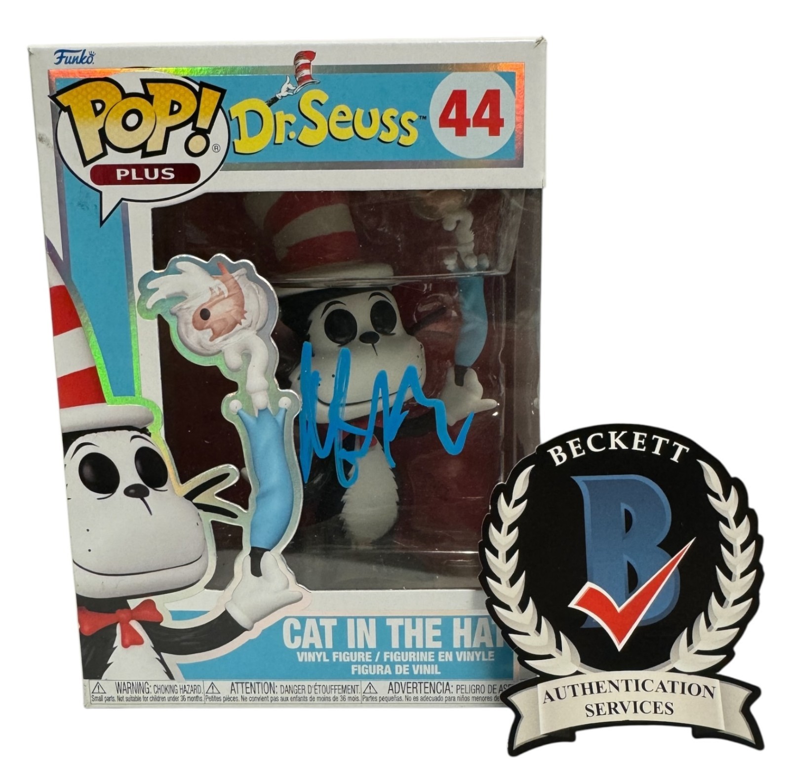 Mike Myers Signed Autograph Dr Seuss Cat In The Hat Funko Pop 44 Beckett  BAS