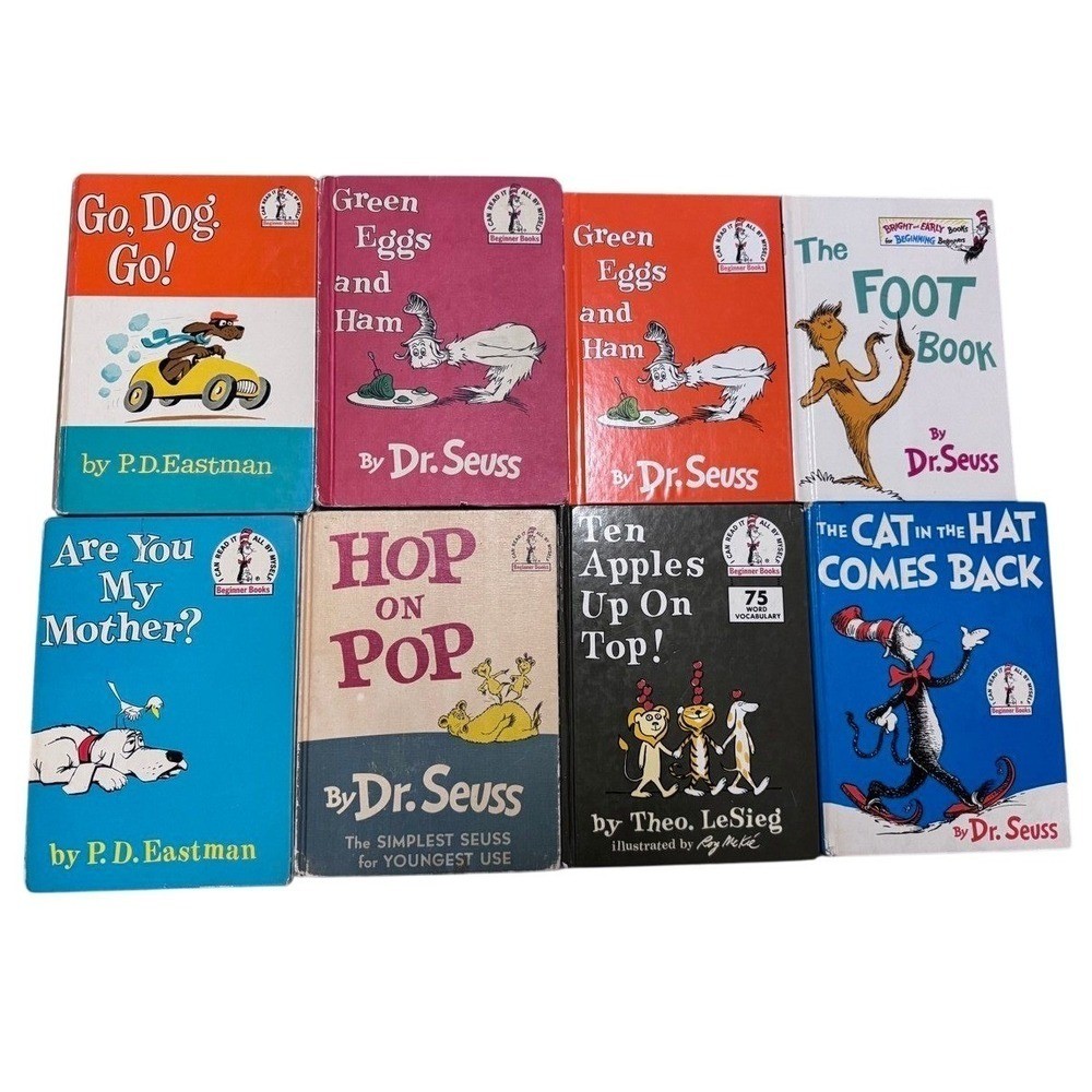 Dr. Seuss 1950s/60s VTG Collectors Bundle Grolier Book Club First Edition Lot 8
