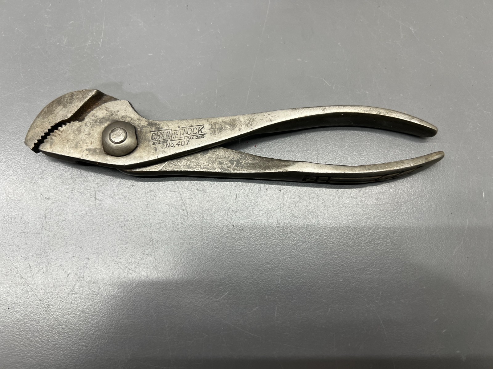 (I) VINTAGE CHANNELLOCK CHAMPION DEARMENT 407 PARROT HEAD PLIERS 1933 PAT. - USA