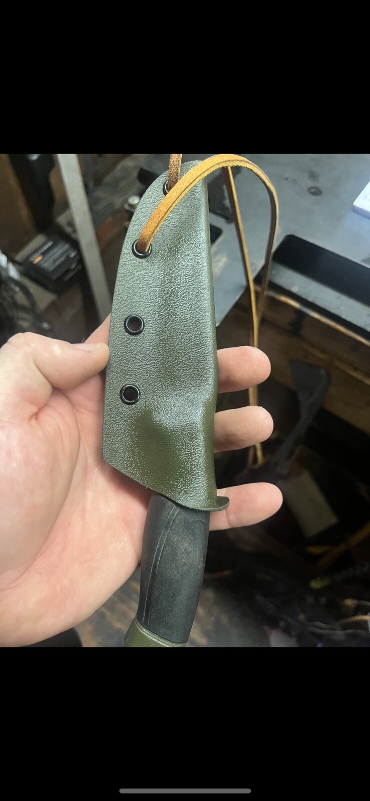 Neck Sheath For Mora Companion With Push Off