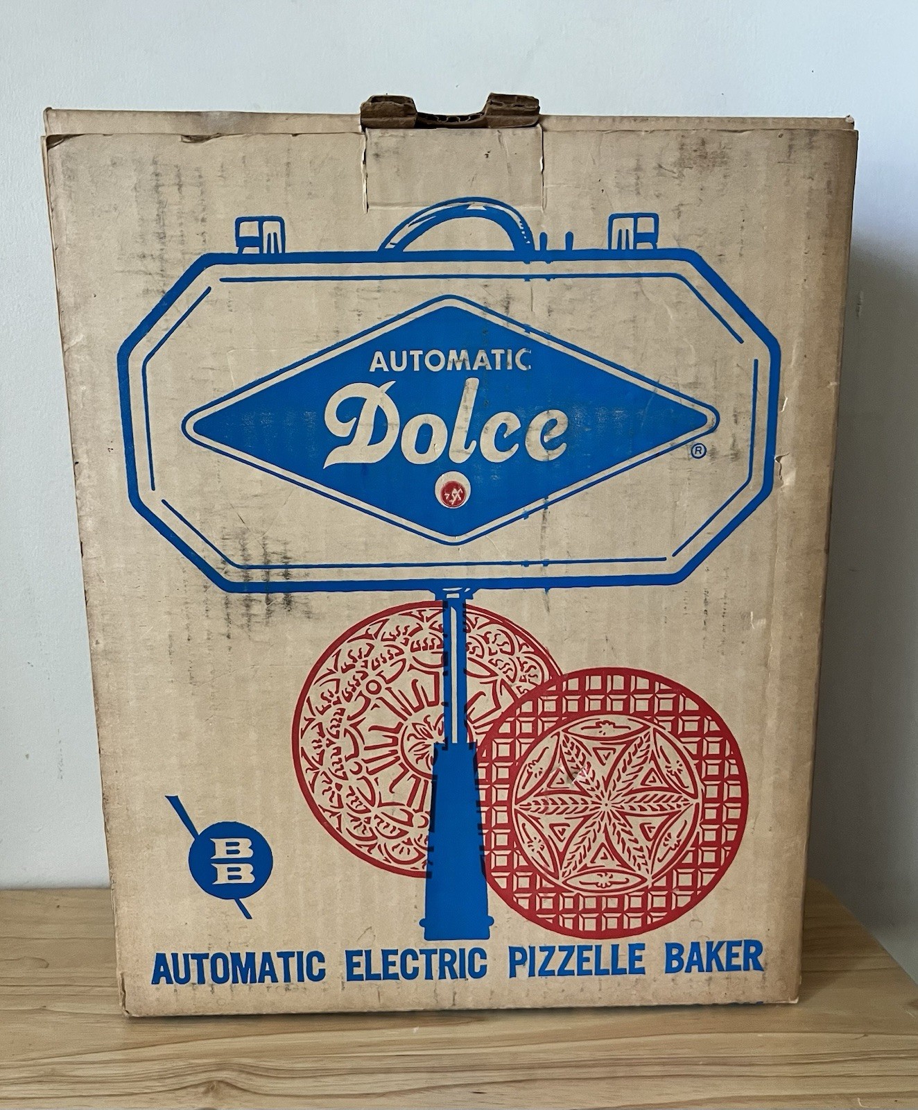 Dolce Automatic Electric Pizzelle Baker Model 300-EP Vintage 1960\'s Works