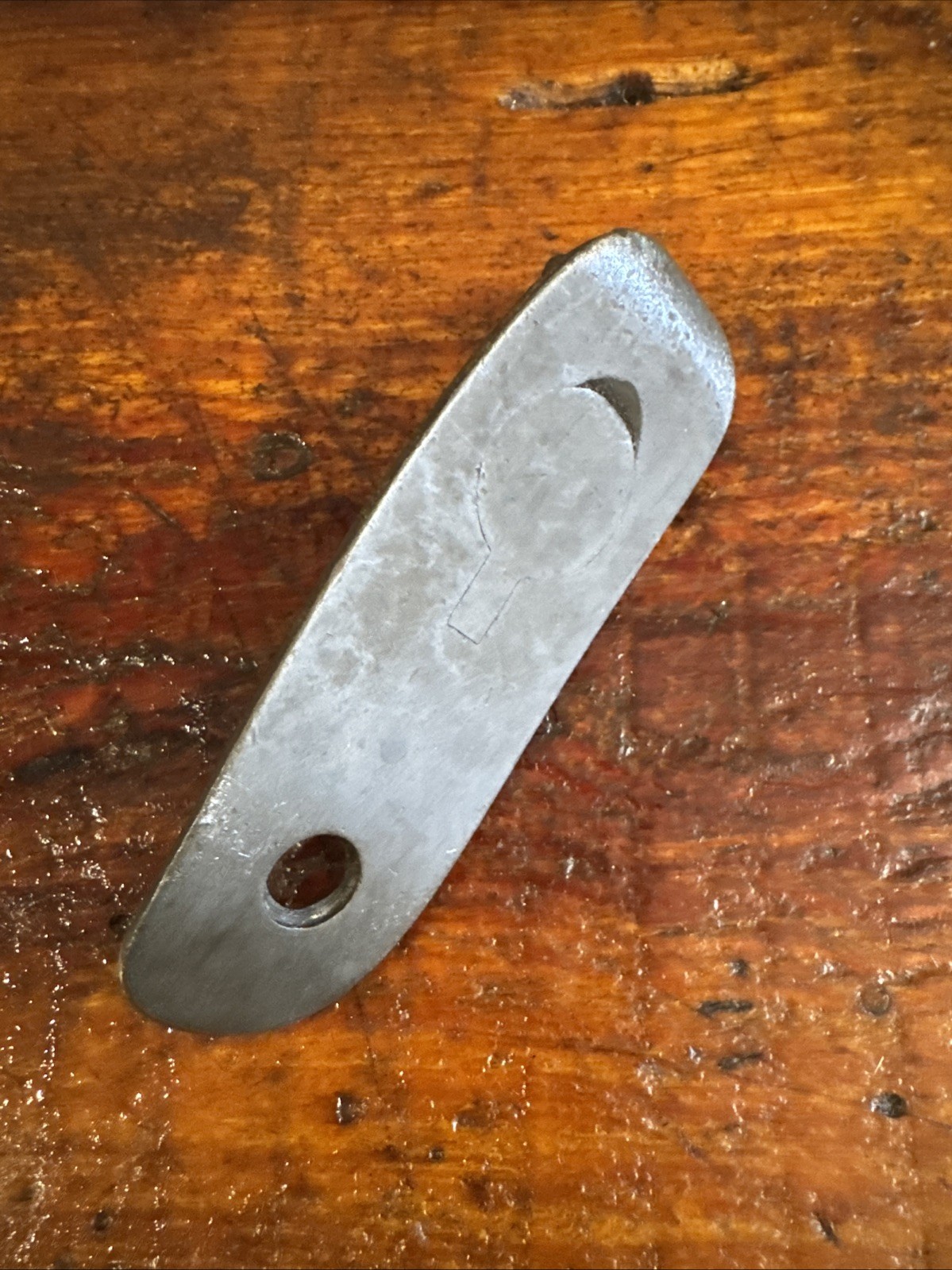 ORIGINAL US WWI 1917 ENFIELD BUTT PLATE WINCHESTER Made. Smooth Steel.