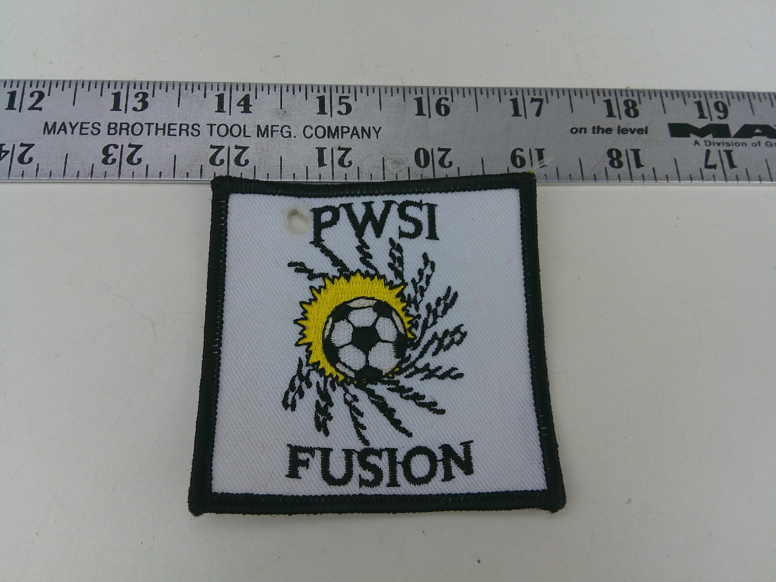 PWSI Fusion Soccer Football Sports Related Patch BIS