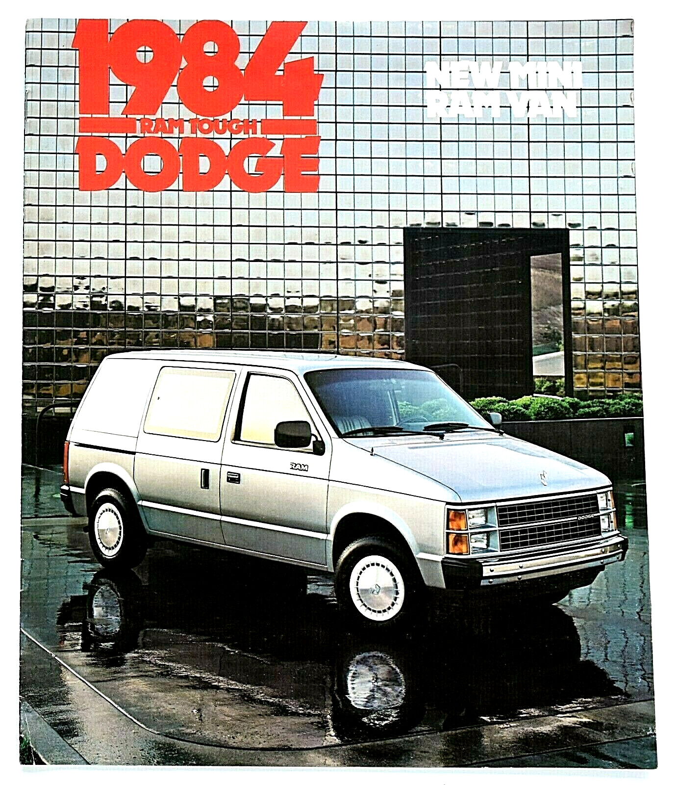 ORIGINAL 1984 DODGE MINI RAM VAN SALES BROCHURE CATALOG ~ 12 PAGES ~ 12\