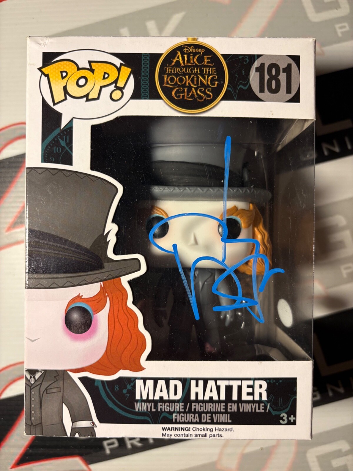 Johnny Depp Signed Mad Hatter Funko Pop Autograph Alice ACOA - Jack Sparrow