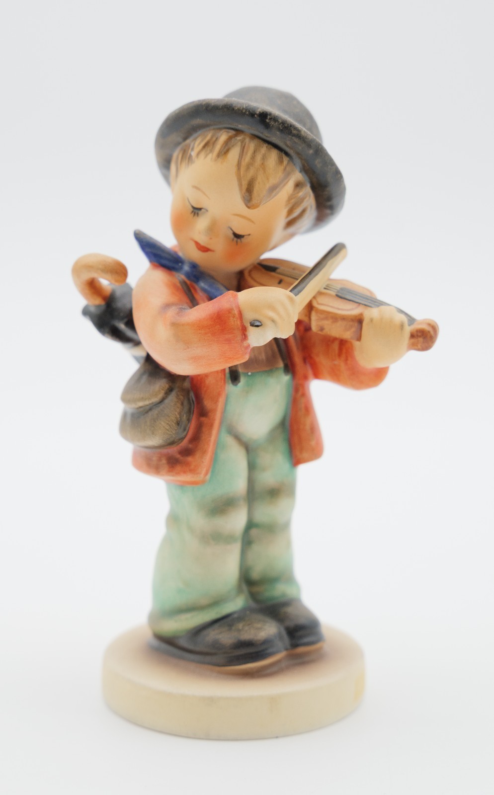 Vintage Goebel Hummel Little Fiddler Figurine HUM 4 TMK 6 W Germany 5