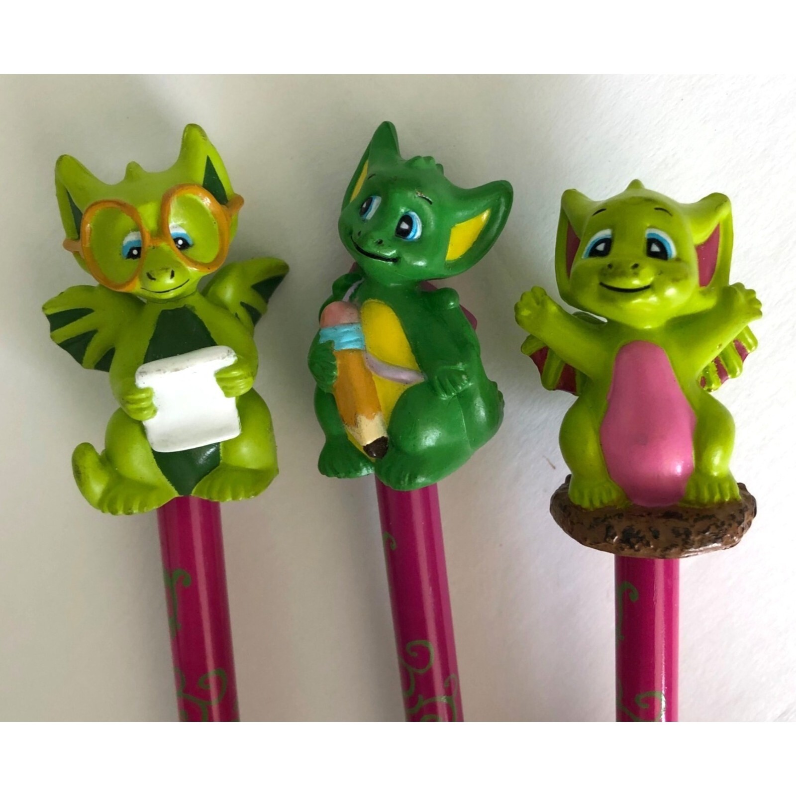 Whimsical World Pocket Dragon Adventures Figure Figurine Pencils Collectible Lot
