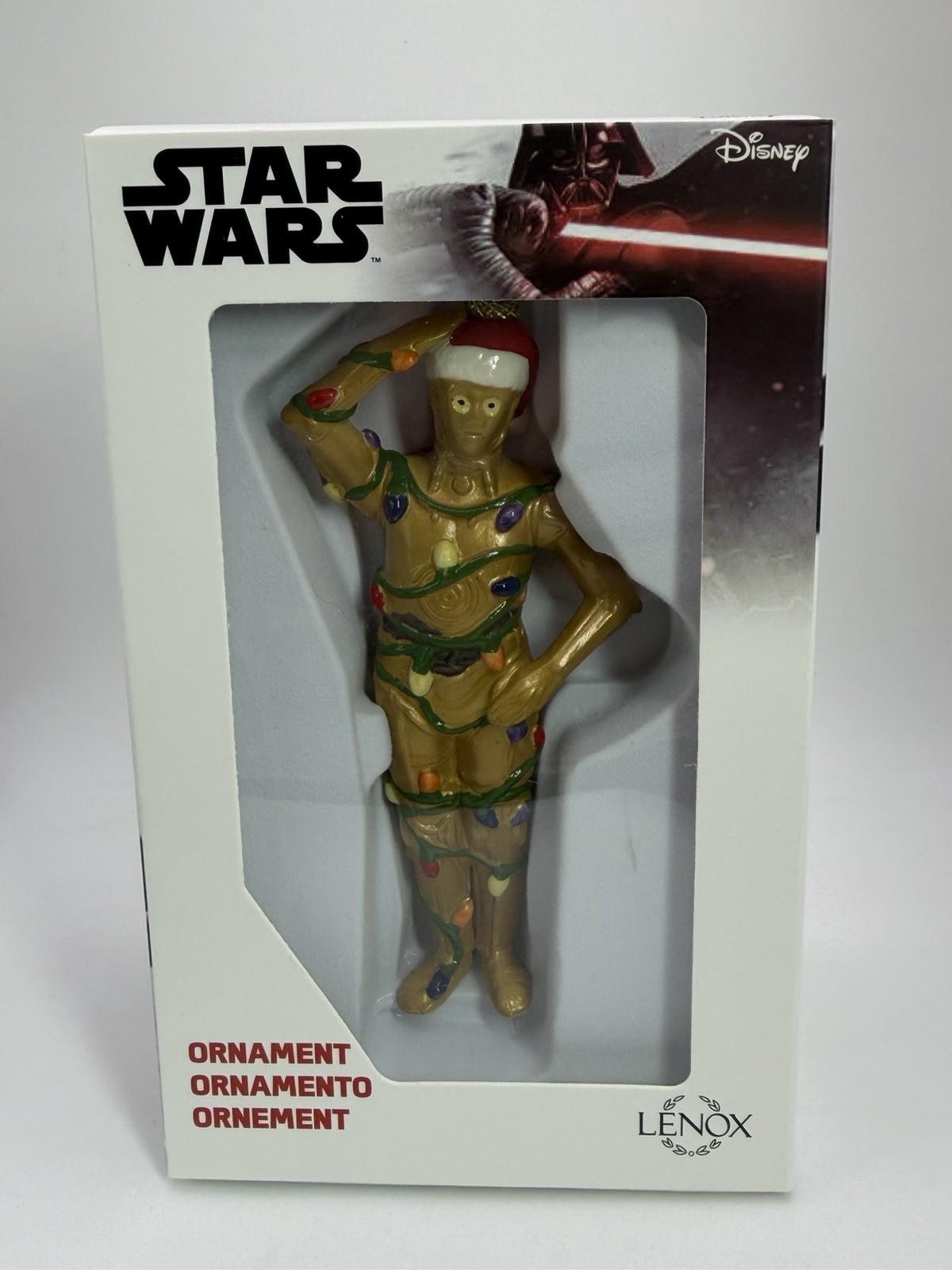 Lenox Star Wars C3P0 CP30 Robot Cyborg Porcelain Christmas Tree Ornament
