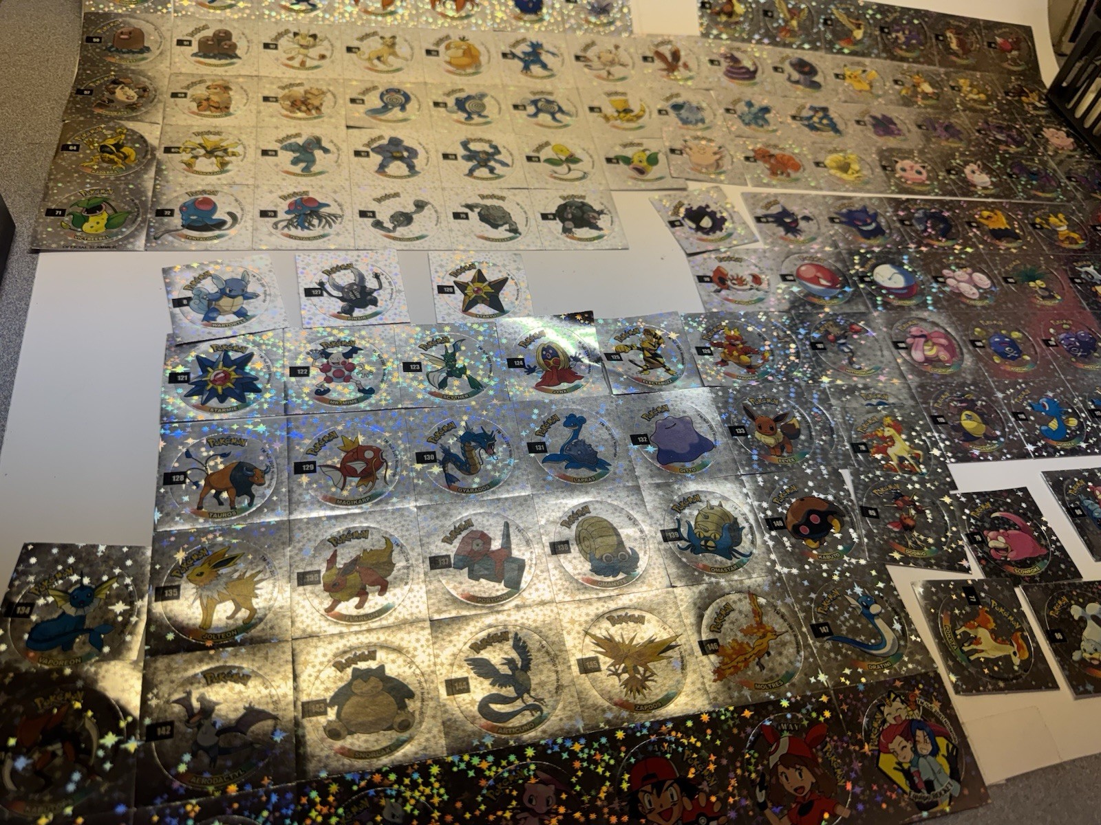Vintage Pokemon Stickers - 2001 - Nintendo - Creatures Whole Lot
