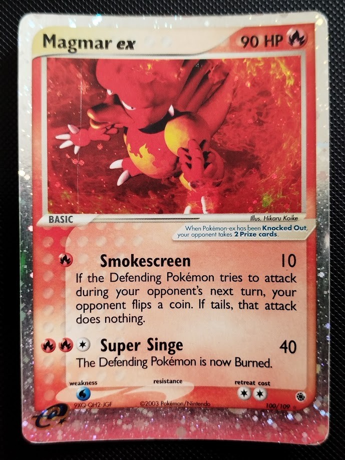 (LP) Magmar ex 100/109 2003 EX Ruby & Sapphire Pokemon Card