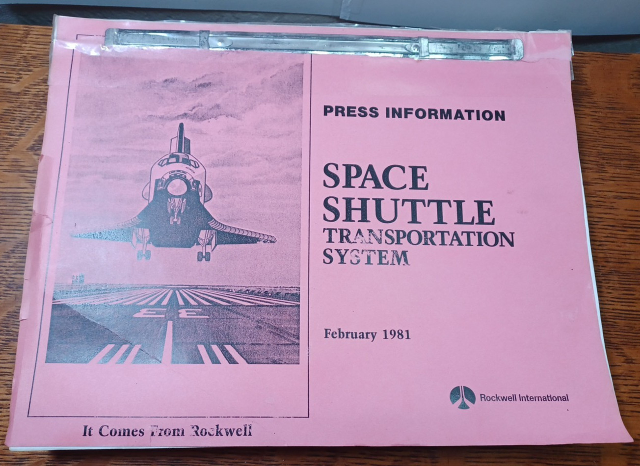 Rockwell International 1981 Press Info Space Shuttle Transportation 463pgs JRR50