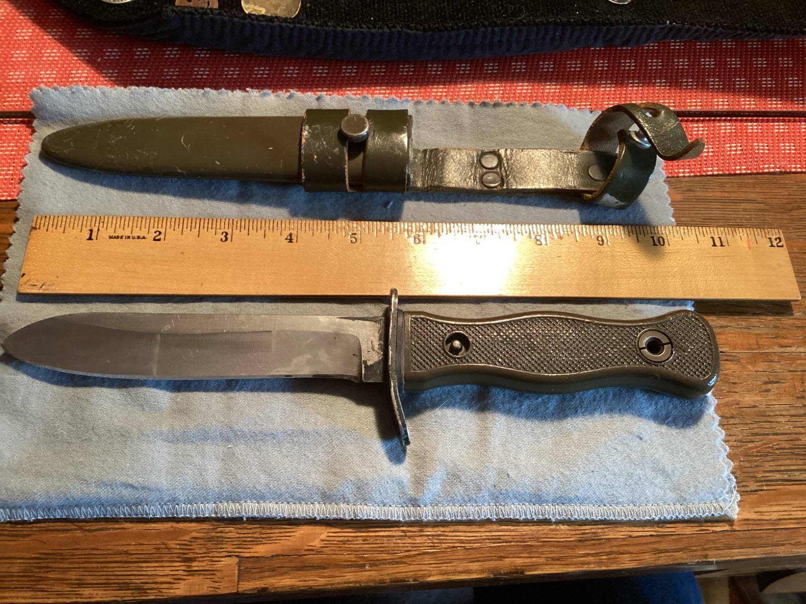 Vintage WKC 71 German Combat Knife w/ Sheath