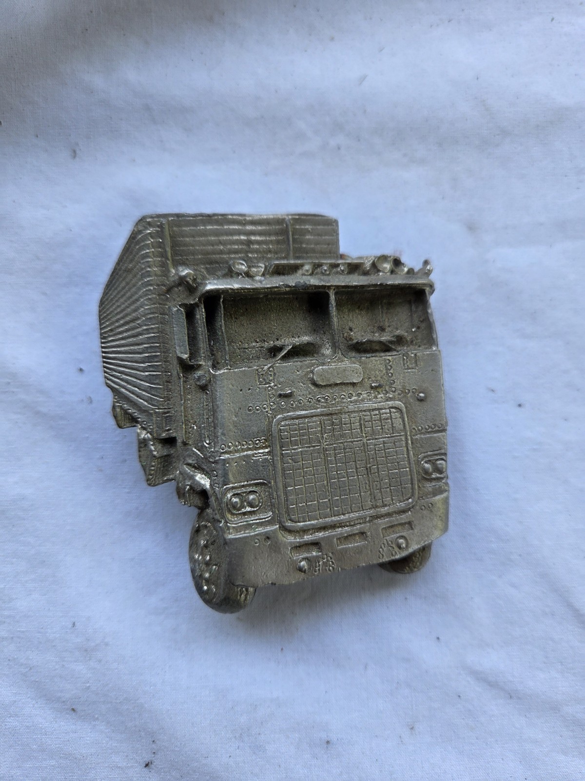 Vintage Bergamot Brass Works B-38 Semi Truck Belt Buckle - 1978 USA