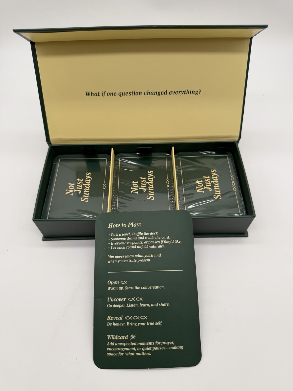Not Just Sundays — The Conversation Game for Real Faith God-Centered Card Game