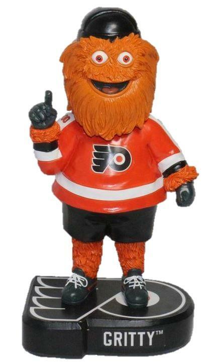 Gritty Philadelphia Flyers Orange Jersey Logo Base Bobblehead NHL Gritty Philadelphia Flyers Orange Jersey Logo Base Bobblehead NHL