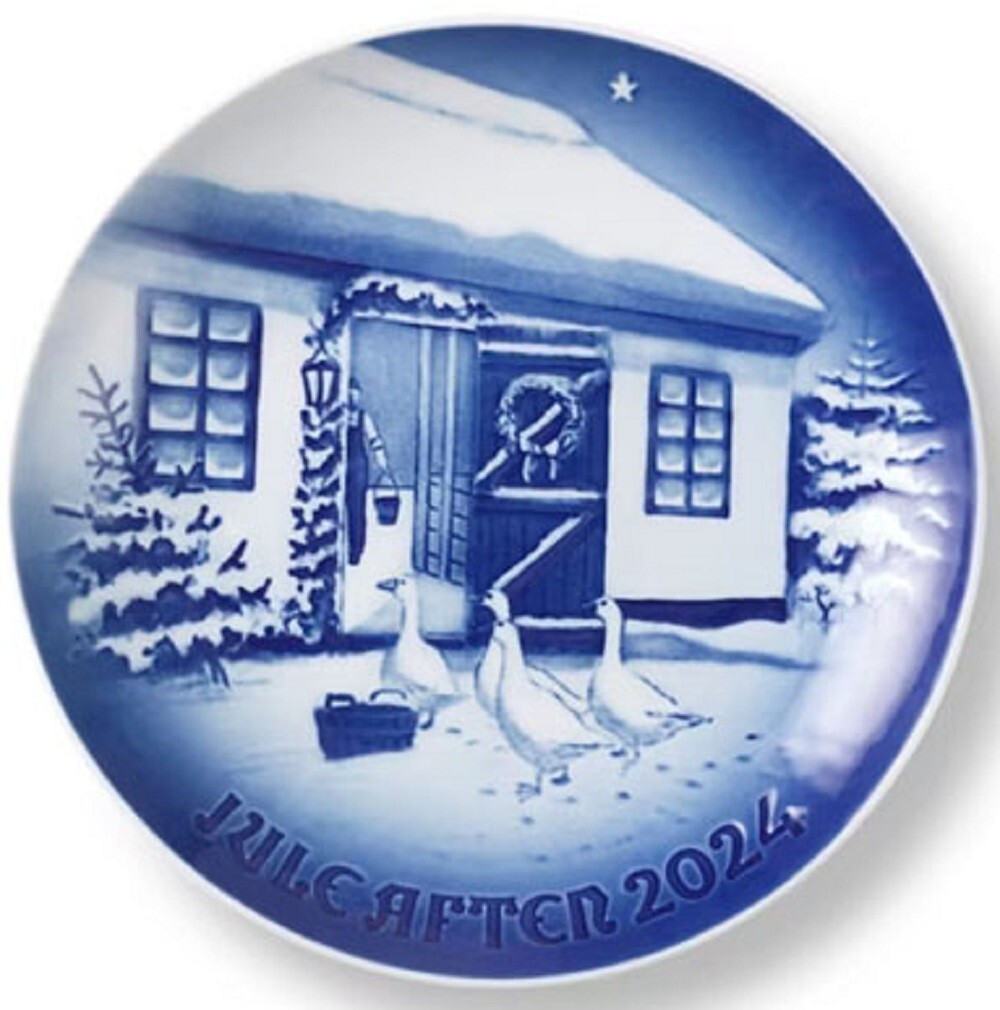 BING & GRONDAHL 2024 Christmas Plate B&G – CHRISTMAS IN THE COUNTRYSIDE - NIB