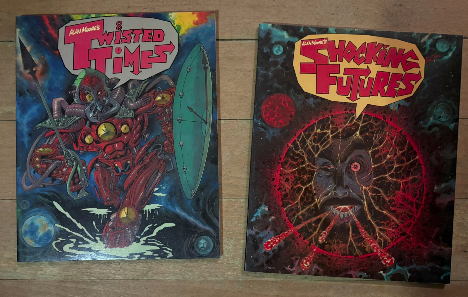 Alan Moore's Twisted Times & Alan Moore's Shocking Futures 2000AD
