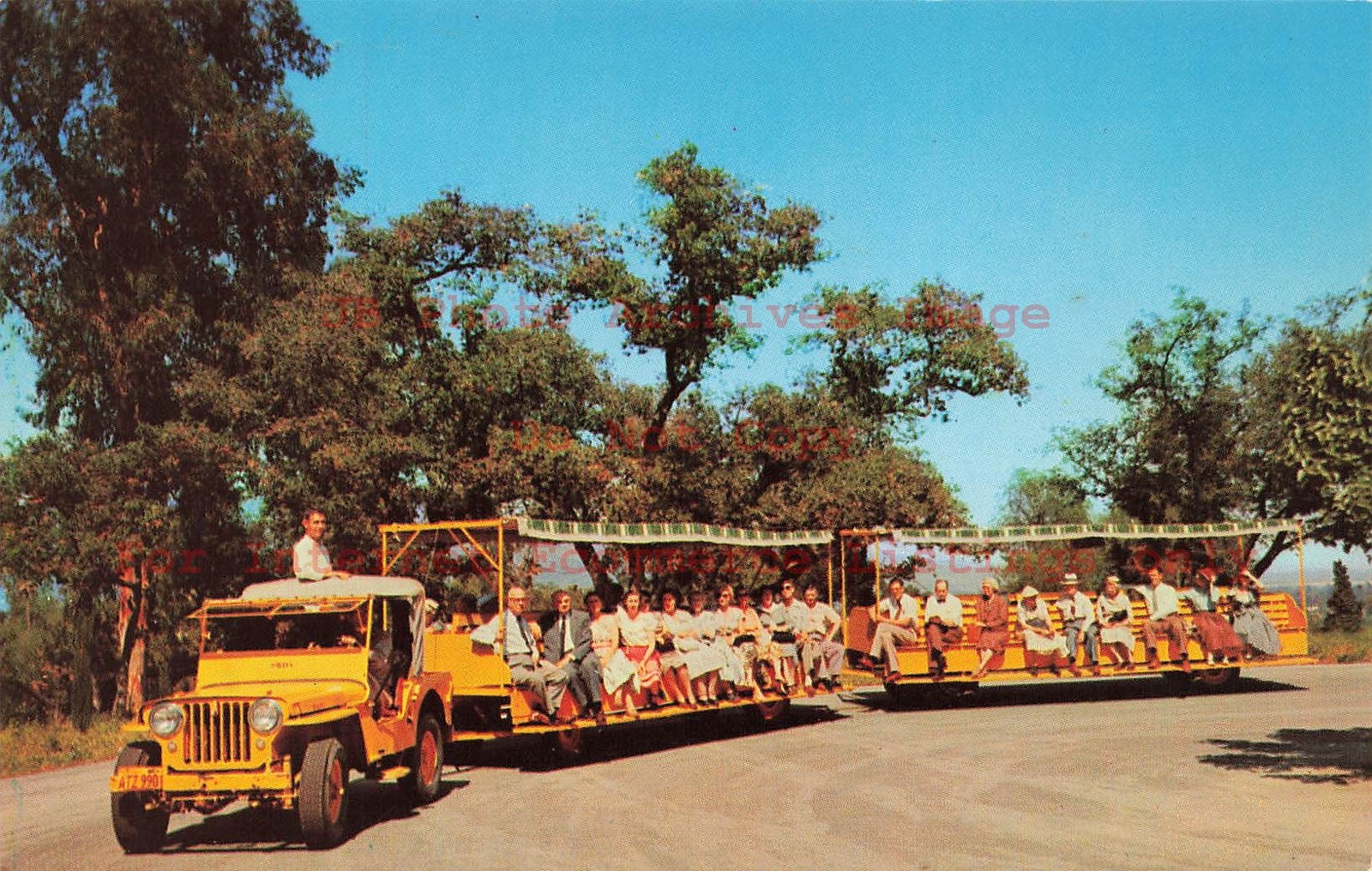 CA, Arcadia, California, Los Angeles State Arboretum, Tram, Columbia Pub