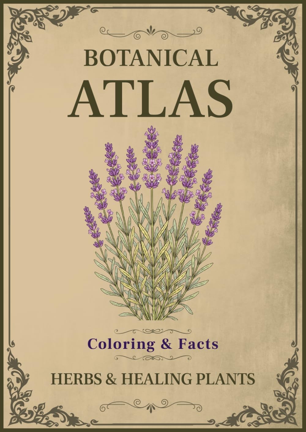 Botanical Atlas, Volume I: Herbs & Healing Plants: 50 Vintage Botanical Illustra