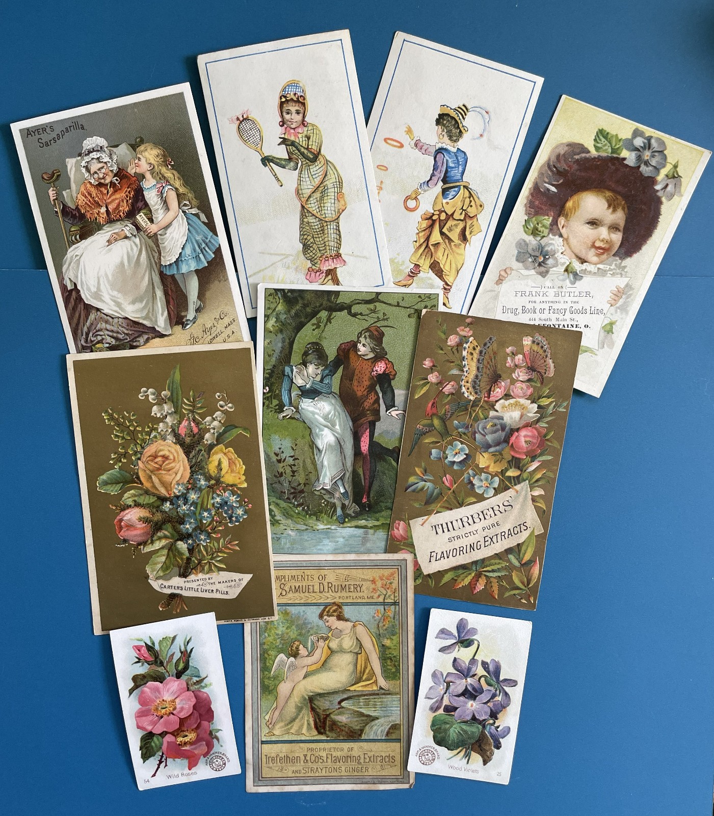 (30)  1890\'s Victorian Trade Cards: Nice Mix