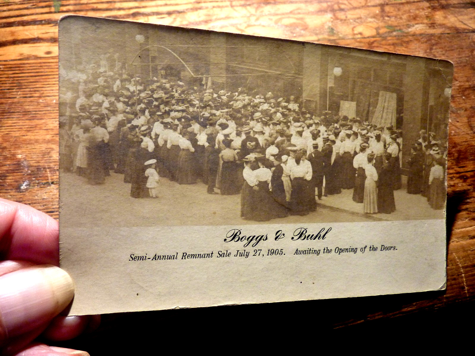 RARE--BOGGS & BUHL-PITTSBURGH.PA- POSTCARD-1905 RARE--BOGGS & BUHL-PITTSBURGH.PA- POSTCARD-1905
