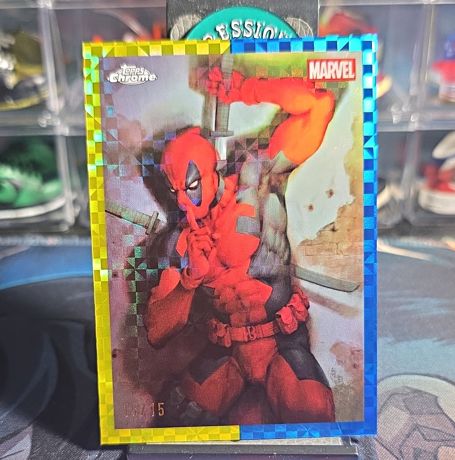 2025 Topps Deadpool Chrome T0-1 Topps Original Art Cards Deadpool Tanmay Mandal