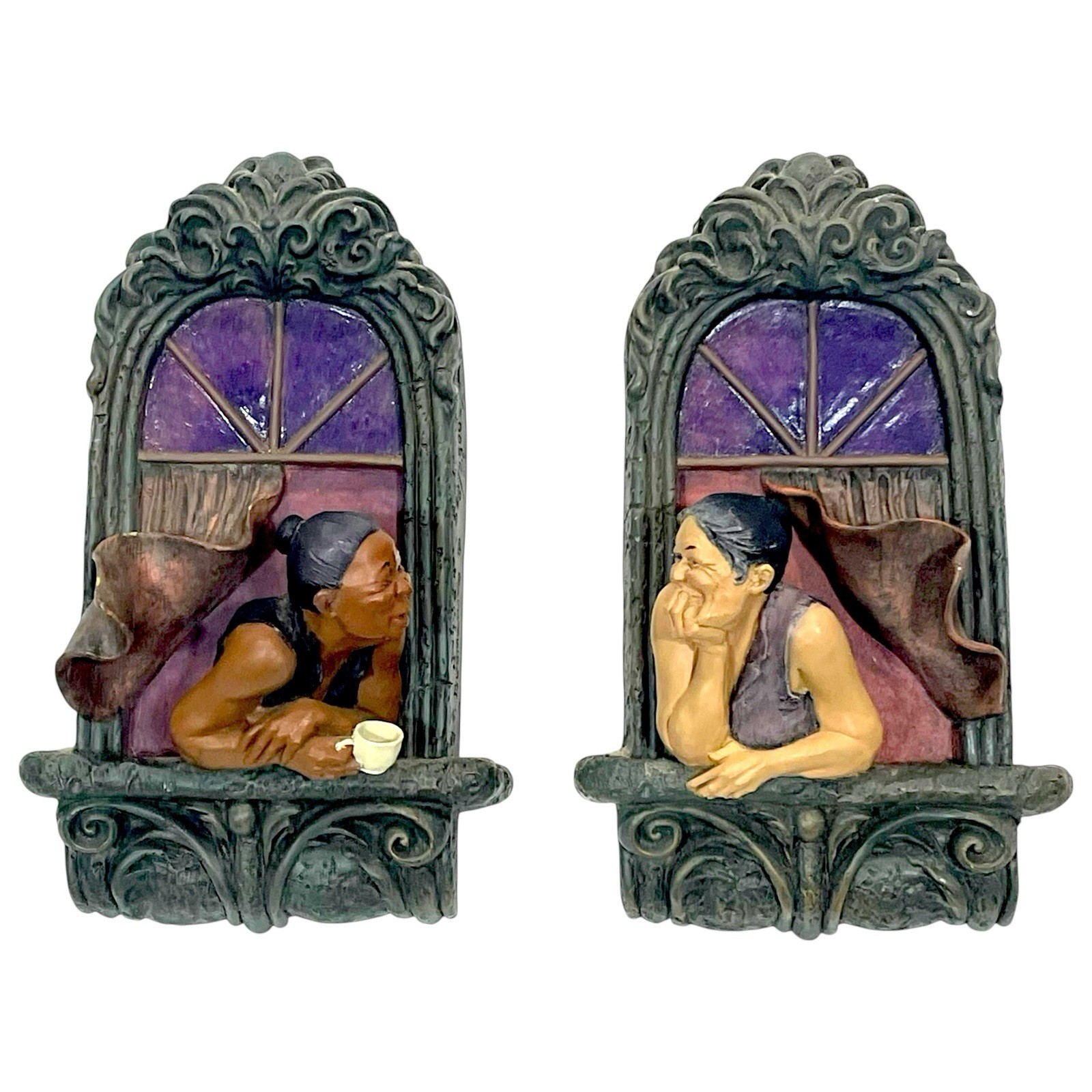 Shelley & Michael Buonaiuto COFFEE CHAT A Little Co Wall Art Plaques Sculptures