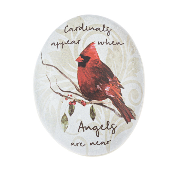 Ganz Resin Bereavement Cardinal Memorial Stone When a Cardinal appears Angels Ganz Resin Bereavement Cardinal Memorial Stone When a Cardinal appears Angels