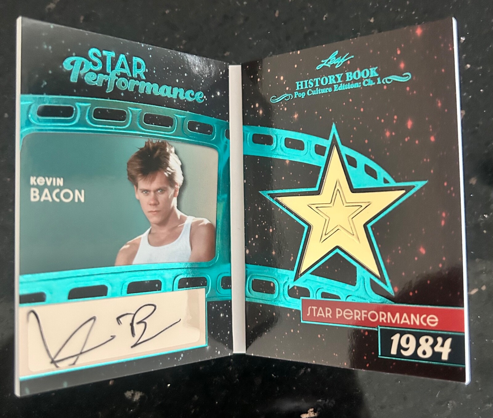 KEVIN BACON 2/5 Leaf History Book Leaf Pop Century Footloose
