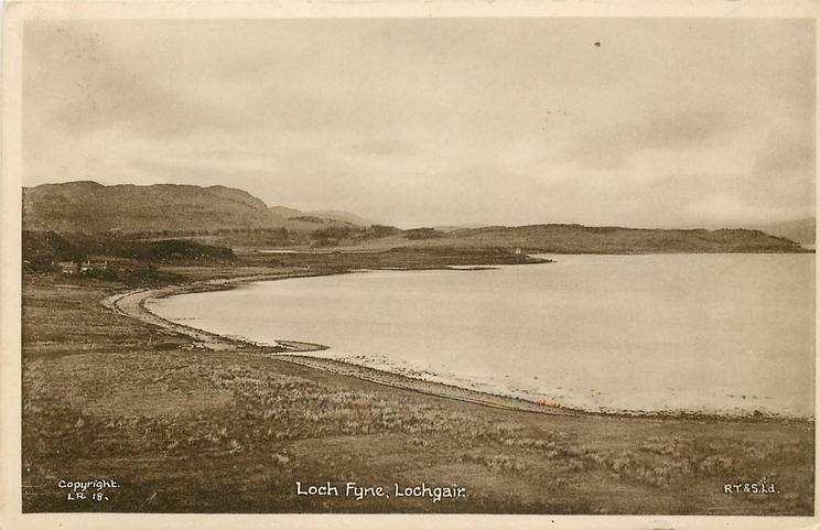 Lochgair Scotland Loch Fyne OLD PHOTO