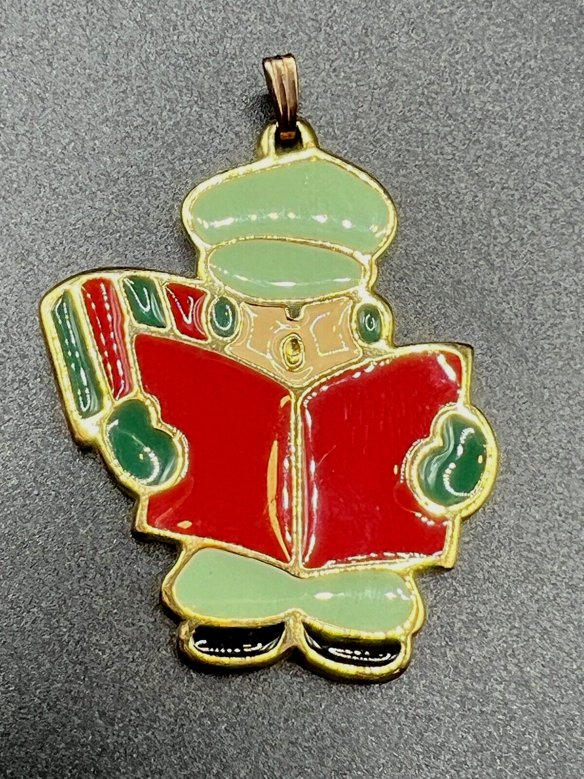 Wallace Silversmith's Caroling Ornament Pendant Christmas Cookies VTG